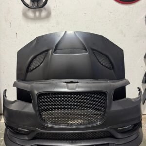 Front bumper and hood